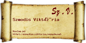 Szmodis Viktória névjegykártya