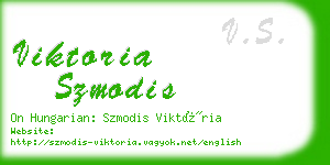 viktoria szmodis business card
